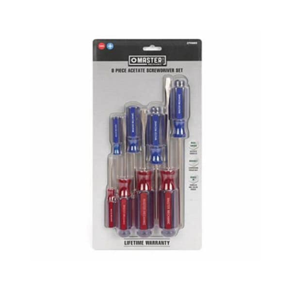 Homestead Master Mechanic Acetate Screwdriver Set - 8 Piece HO3852474 - main